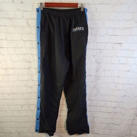 Men's Vintage Perry Ellis button snap sweatpants, size Medium - Picture 1 of 3